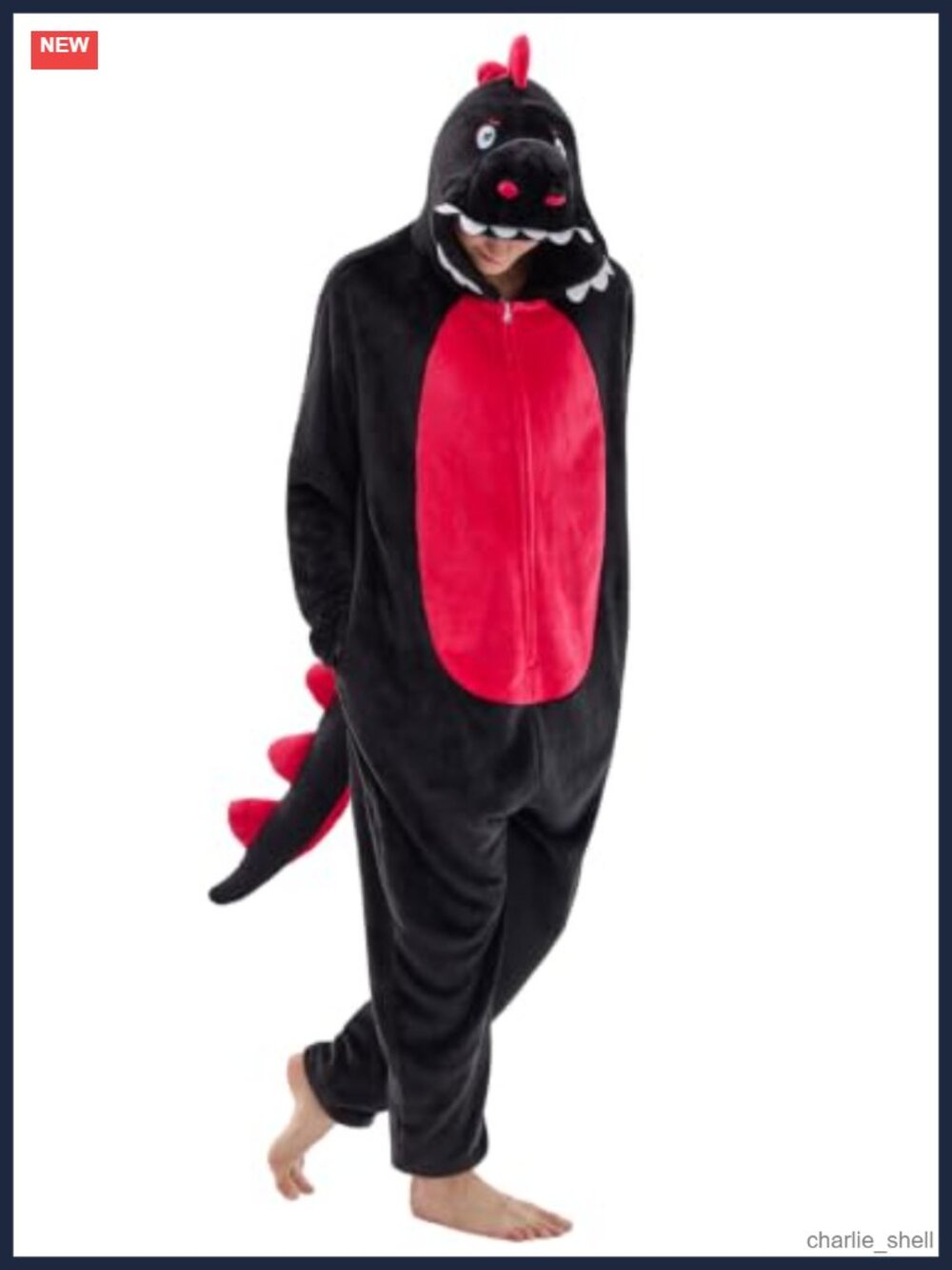 Unisex Adult Onesie Pajama Flannel Fleece Animal Halloween Costume Sleepwear
